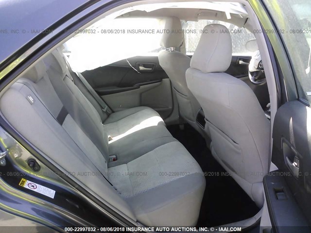 4T1BF1FK2CU166583 - 2012 TOYOTA CAMRY SE/LE/XLE BLACK photo 8