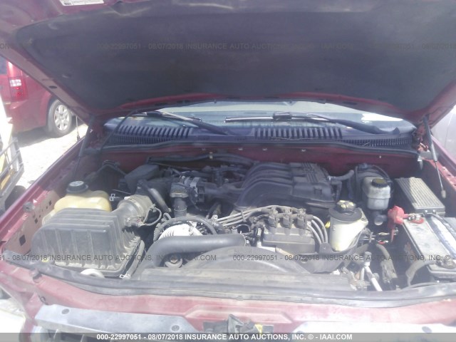 1FMZU73K95UB29027 - 2005 FORD EXPLORER XLT/XLT SPORT/NBX 红色 照片 10