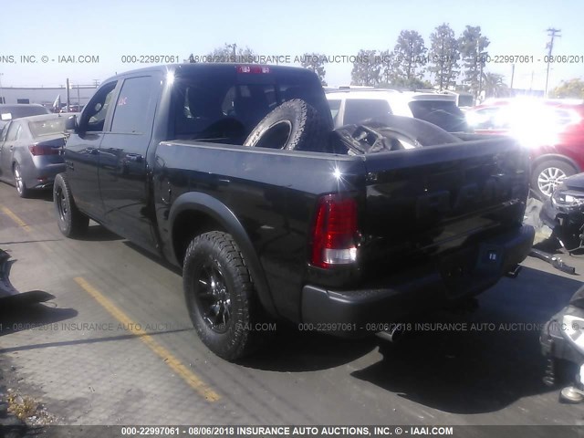 1C6RR6YT1HS744521 - 2017 RAM 1500 REBEL BLACK photo 3