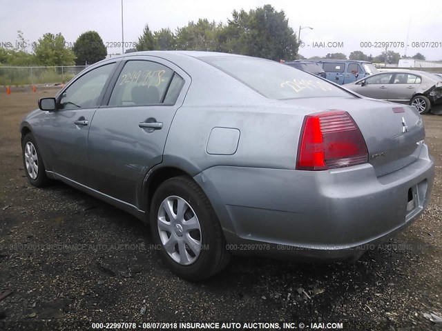 4A3AB36F38E033341 - 2008 MITSUBISHI GALANT ES Boz foto 3