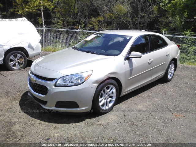 1G11C5SAXGF126509 - 2016 CHEVROLET MALIBU LIMITED LT Champagne photo 2