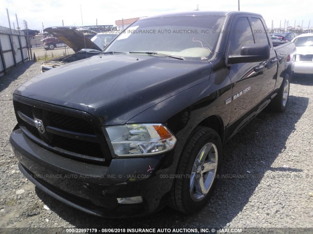 1C6RD6FT4CS333172 - 2012 DODGE RAM 1500 ST BLACK photo 2