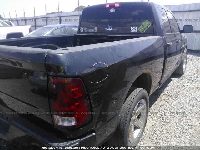 1C6RD6FT4CS333172 - 2012 DODGE RAM 1500 ST BLACK photo 4