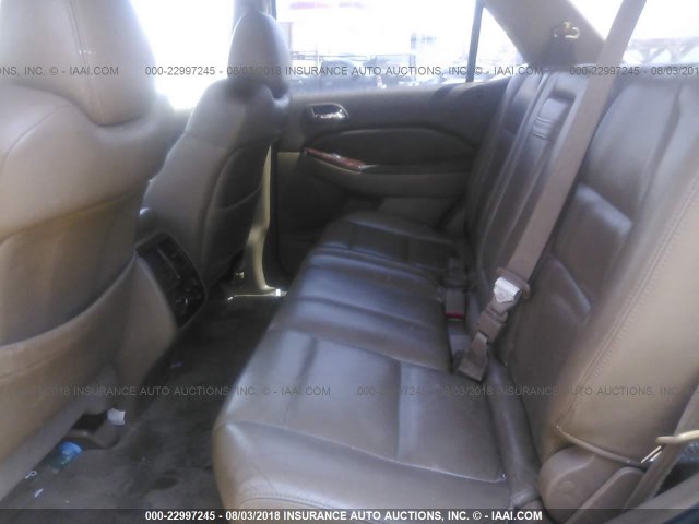 2HNYD18432H506225 - 2002 ACURA MDX BLACK photo 8