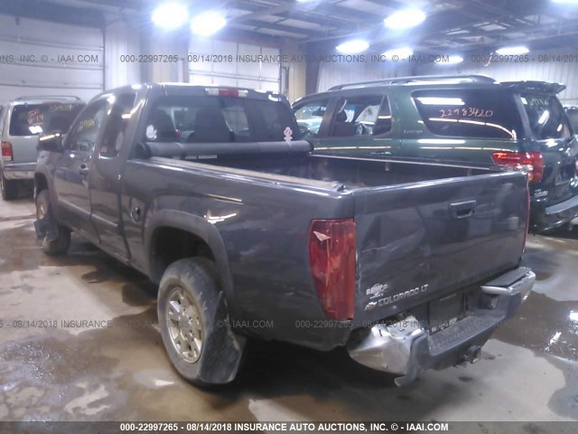 1GCDT39E088184748 - 2008 CHEVROLET COLORADO LT GRAY photo 3