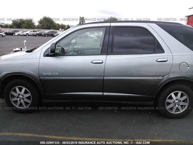 3G5DB03E43S556836 - 2003 BUICK RENDEZVOUS CX/CXL SILVER photo 6