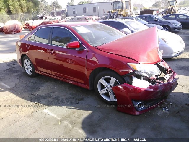 4T1BF1FK7DU641985 - 2013 TOYOTA CAMRY L/SE/LE/XLE 红色 照片 1