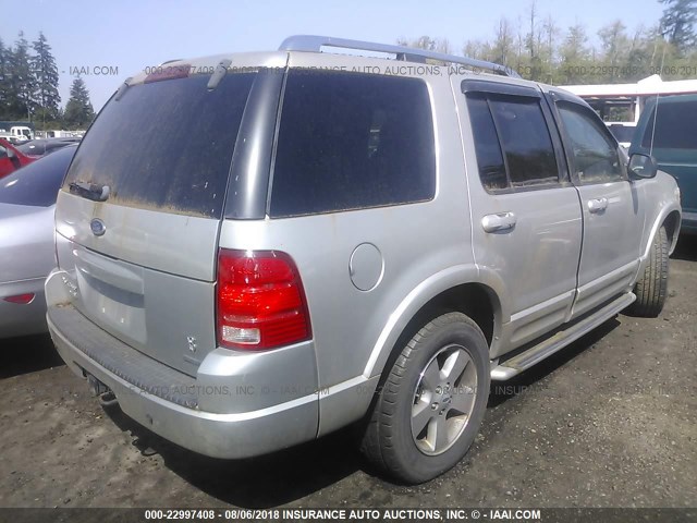 1FMDU75W03ZA25102 - 2003 FORD EXPLORER LIMITED 银色 照片 4