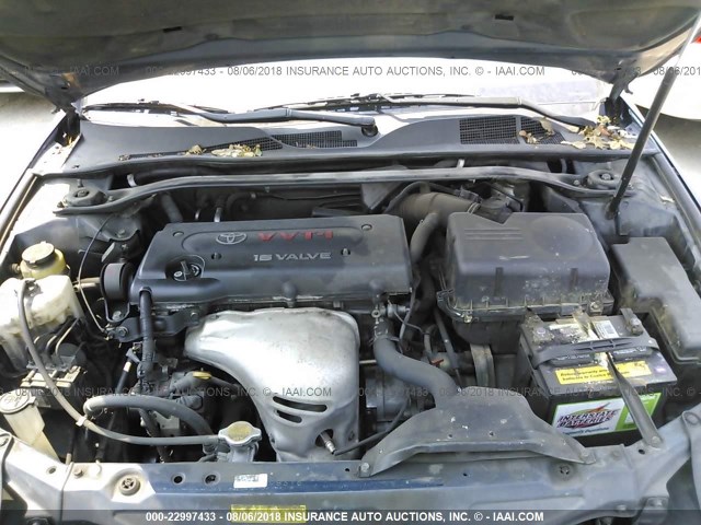 4T1CE30P74U861344 - 2004 TOYOTA CAMRY SOLARA SE/SLE Mavi foto 10