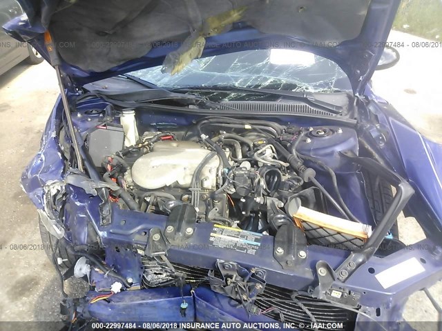 2G1WN161869343325 - 2006 CHEVROLET MONTE CARLO LTZ BLUE photo 10