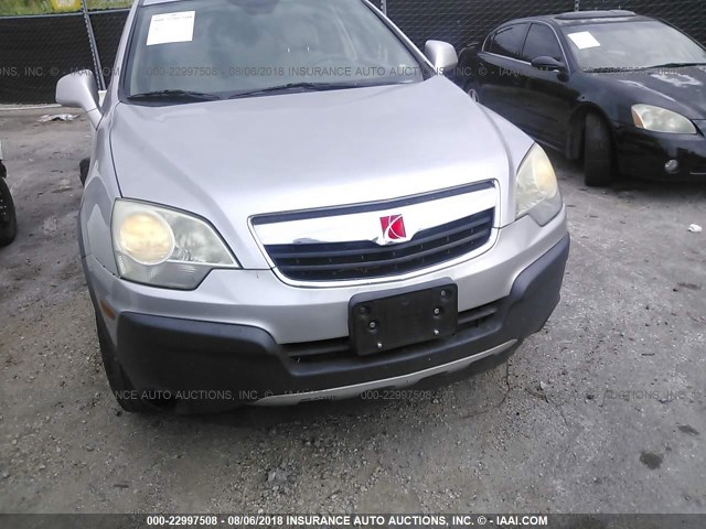 3GSCL33P58S571488 - 2008 SATURN VUE XE SILVER photo 6