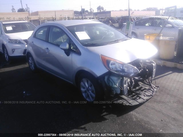 KNADN5A37G6677690 - 2016 KIA RIO EX/SX SILVER photo 1