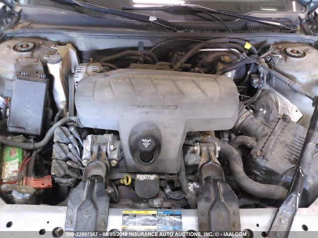 2G2WP552481106727 - 2008 PONTIAC GRAND PRIX GRAY photo 10