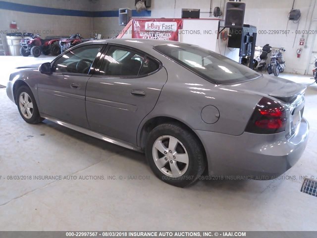 2G2WP552481106727 - 2008 PONTIAC GRAND PRIX GRAY photo 3