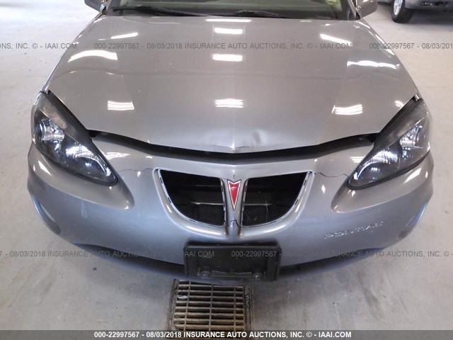 2G2WP552481106727 - 2008 PONTIAC GRAND PRIX GRAY photo 6