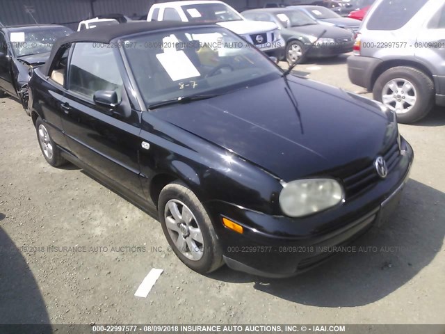 3VWDC21V61M808802 - 2001 VOLKSWAGEN CABRIO GLX 黑色 照片 1
