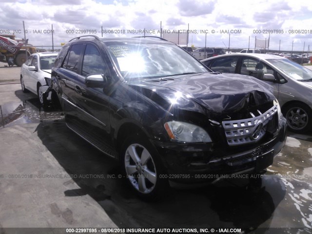 4JGBB5GB5AA607381 - 2010 MERCEDES-BENZ ML 350 BLACK photo 1