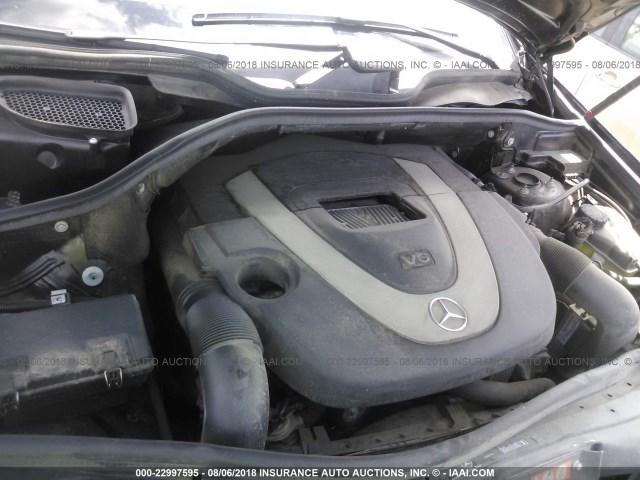 4JGBB5GB5AA607381 - 2010 MERCEDES-BENZ ML 350 BLACK photo 10