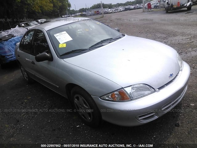 1G1JF524527271915 - 2002 CHEVROLET CAVALIER LS SILVER photo 1