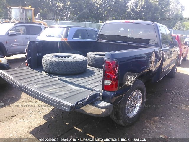 1GCEC19X47Z141663 - 2007 CHEVROLET SILVERADO C1500 CLASSIC Dark Blue photo 4