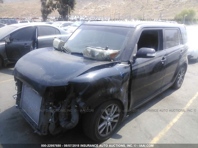 JTLKE50E781034661 - 2008 TOYOTA SCION XB Schwarz Foto 2