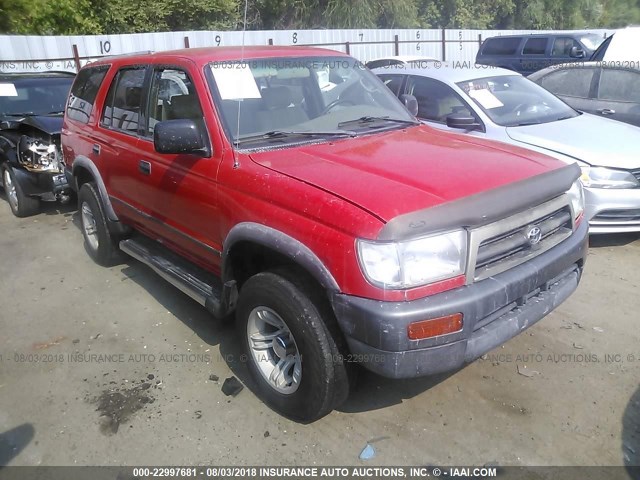 JT3GM84R0T0005928 - 1996 TOYOTA 4RUNNER RED photo 1