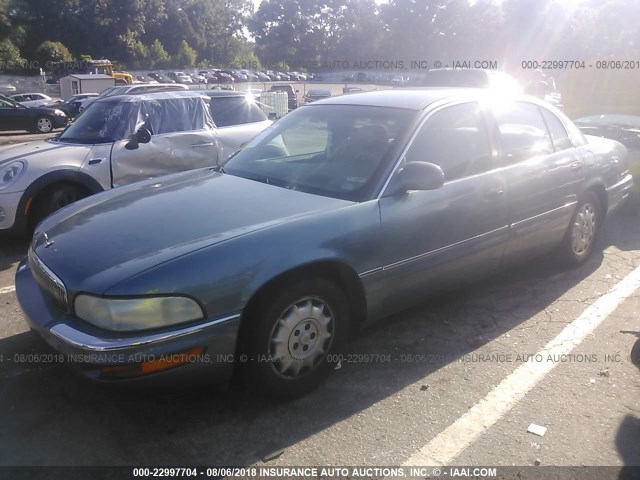 1G4CW54K4Y4272717 - 2000 BUICK PARK AVENUE  BLUE photo 2