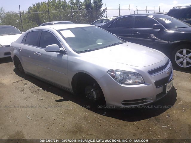 1G1ZC5EU9CF124544 - 2012 CHEVROLET MALIBU 1LT SILVER photo 1