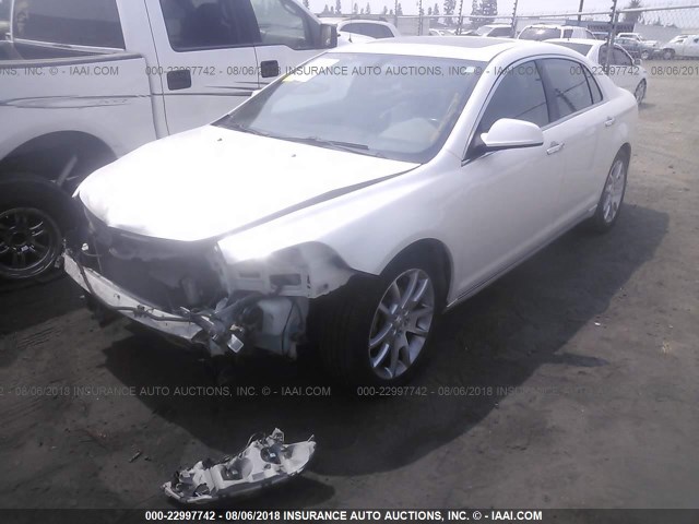 1G1ZE5E71AF144420 - 2010 CHEVROLET MALIBU LTZ 白色 照片 2