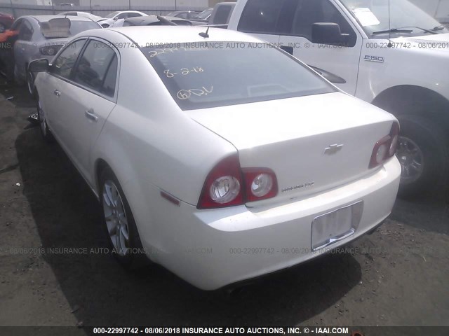 1G1ZE5E71AF144420 - 2010 CHEVROLET MALIBU LTZ 白色 照片 3