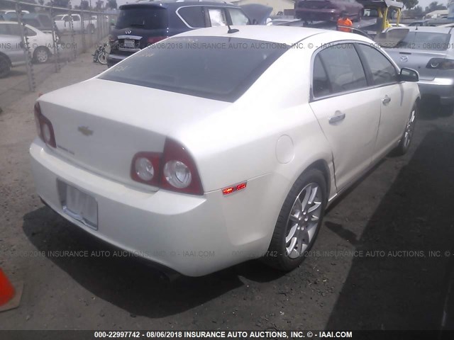 1G1ZE5E71AF144420 - 2010 CHEVROLET MALIBU LTZ 白色 照片 4