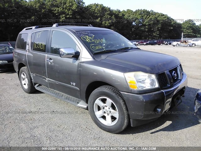 5N1AA08B85N726900 - 2005 NISSAN ARMADA SE/LE GRAY photo 1