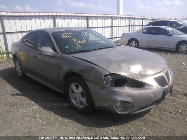 2G2WP552771178777 - 2007 PONTIAC GRAND PRIX ოქროსფერი ფოტო 1