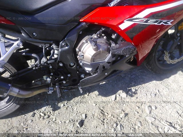 MLHPC4469G5300884 - 2016 HONDA CBR500 R RED photo 8