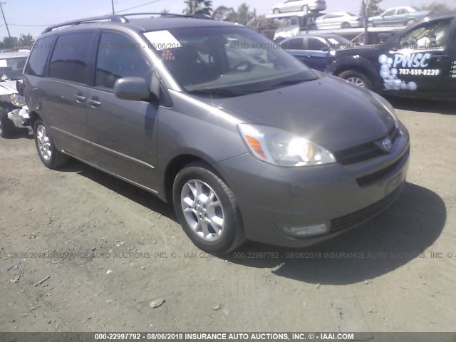 5TDZA22C55S289775 - 2005 TOYOTA SIENNA XLE/XLE LIMITED GRAY photo 1