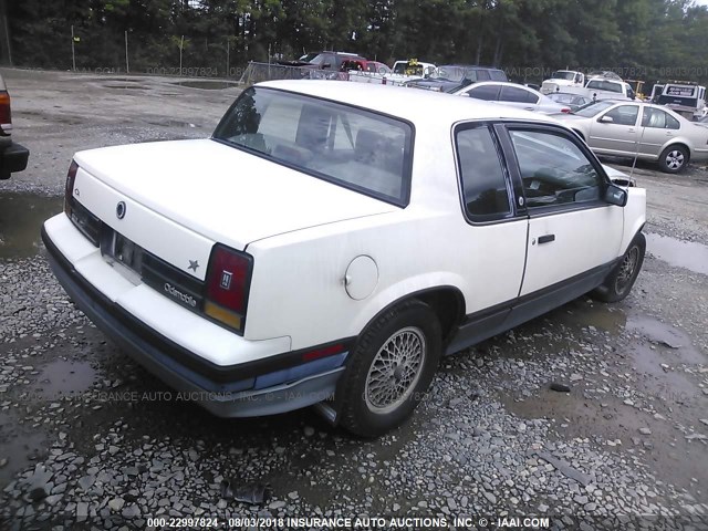 1G3NK14D1JM261358 - 1988 OLDSMOBILE CUTLASS CALAIS INTERNATIONAL SERIES WHITE photo 4