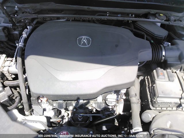 19UUB2F34GA010061 - 2016 ACURA TLX GRAY photo 10