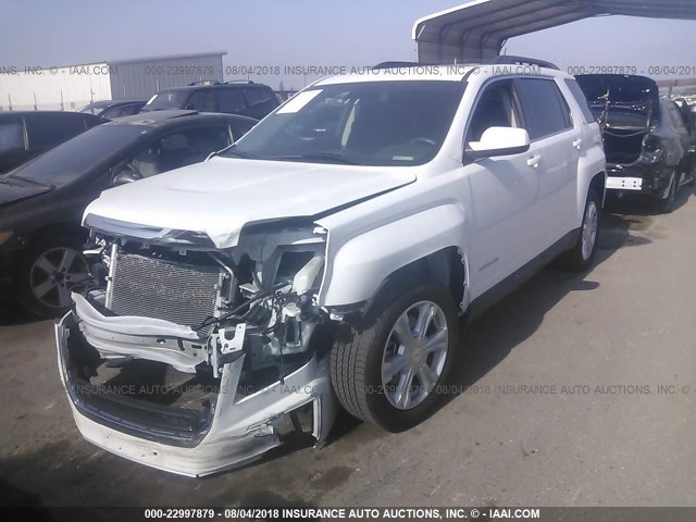 2GKALNEK6H6121481 - 2017 GMC TERRAIN SLE WHITE photo 2