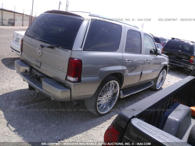 1GYEK63N03R191441 - 2003 CADILLAC ESCALADE LUXURY BEIGE photo 4