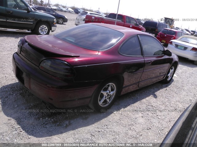 1G2WP12K12F173038 - 2002 PONTIAC GRAND PRIX GT RED photo 4