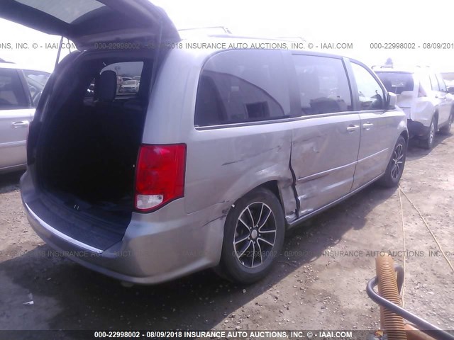 2C4RDGEG8GR329863 - 2016 DODGE GRAND CARAVAN R/T GRAY photo 4