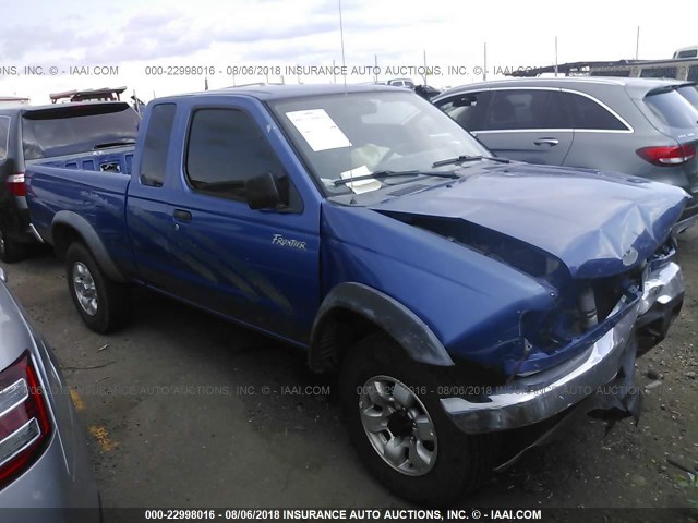 1N6DD26Y7WC319253 - 1998 NISSAN FRONTIER KING CAB XE/KING CAB SE BLUE photo 1