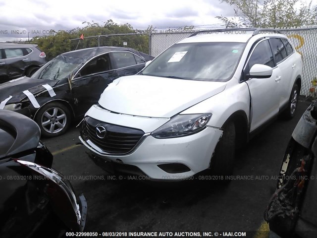 JM3TB3BV7E0435274 - 2014 MAZDA CX-9 SPORT WHITE photo 2