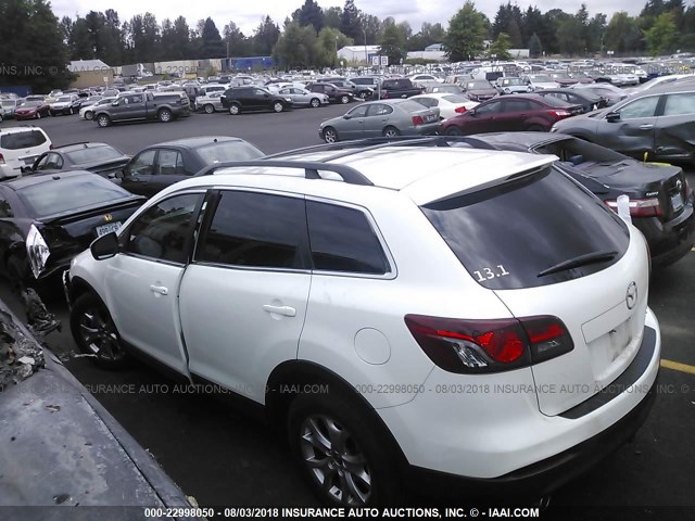 JM3TB3BV7E0435274 - 2014 MAZDA CX-9 SPORT WHITE photo 3