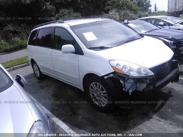 5TDZK22C57S093710 - 2007 TOYOTA SIENNA XLE/XLE LIMITED WHITE photo 1