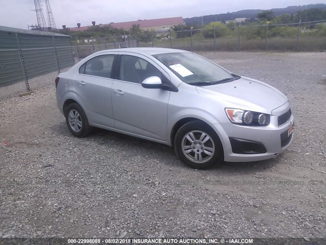 1G1JC5SH3F4106366 - 2015 CHEVROLET SONIC LT SILVER photo 1