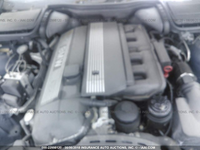 WBADT43483G032685 - 2003 BMW 525 I AUTOMATIC Dark Blue photo 10