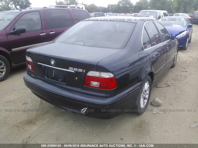 WBADT43483G032685 - 2003 BMW 525 I AUTOMATIC Dark Blue photo 4