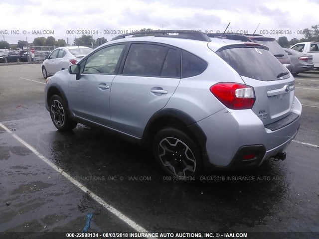 JF2GPACCXF8265218 - 2015 SUBARU XV CROSSTREK 2.0 PREMIUM BLUE photo 3