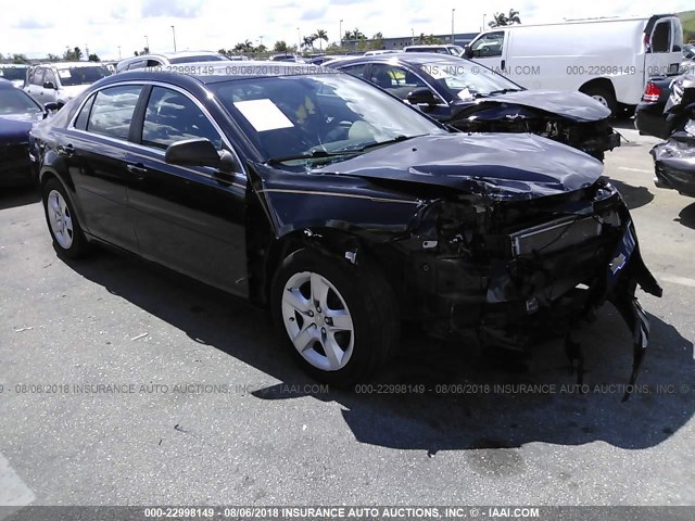 1G1ZB5E00CF270878 - 2012 CHEVROLET MALIBU LS შავი ფოტო 1